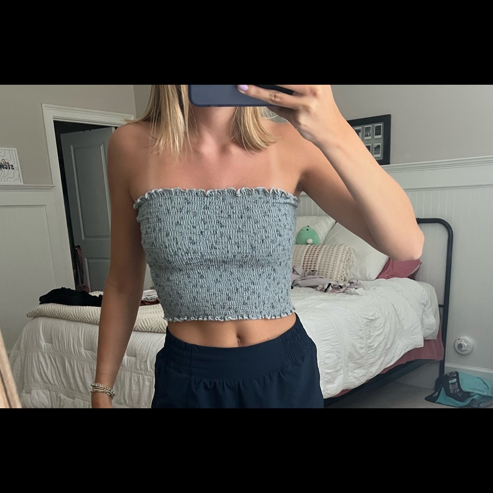 Brandy Melville Floral Tube Top
